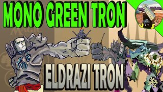 Mono Green Tron VS Eldrazi Tron｜Either a Race or a Slug Fest｜Magic THe Gathering Online Modern League Match