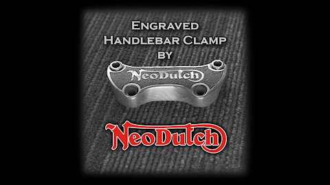 Engraved Handlebar Clamp