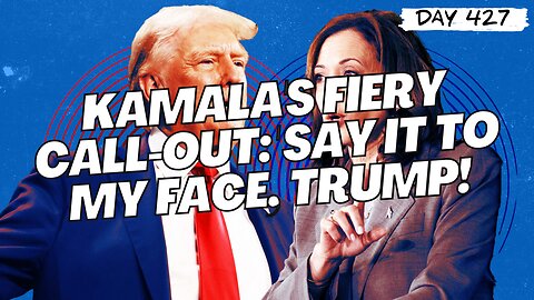 8 in 10 Democrats Back Kamala After Biden's Exit + Harris Challenges Trump: 'Say It to My Face!'