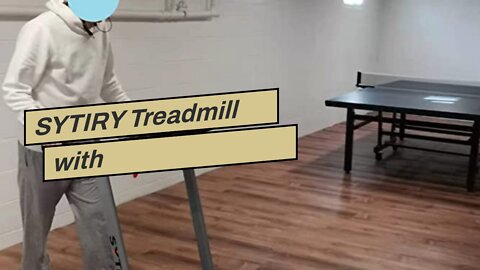 SYTIRY Treadmill with Screen,Treadmills for Home with 10" HD tv Touchscreen&WiFi Connection,3.2...