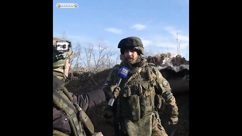 ‼️🇷🇺☦️🇷🇸Беседуем с бойцом 3-го мотострелкового батальона "Лавина" с позывным Серб #донбасс