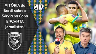 "O Brasil tem a MELHOR SELEÇÃO dessa Copa! Gente, PARECE que..." 2 a 0 na Sérvia IMPRESSIONA!