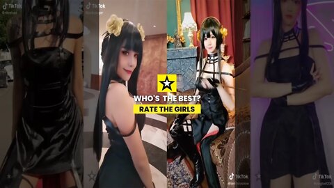 Rate the Girls: Best Yor Forger Spy X Family TikTok Cosplay Contest #2 (Anime) 🕵️‍♀️😎 #shorts