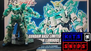 Gundam Base: HG Gundam Unicorn (Luminous Crystal Body) Time-Lapse