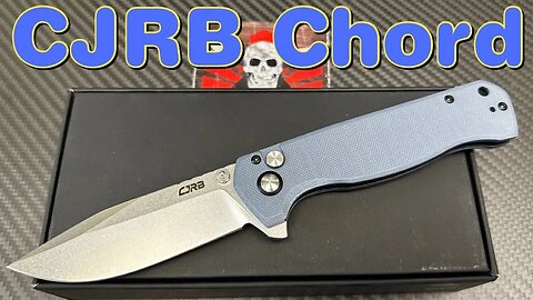 CJRB Chord button lock flipper knife !