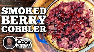 How to Make Smoked Berry Cobbler