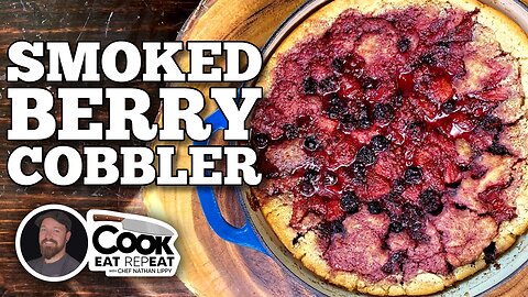 How to Make Smoked Berry Cobbler