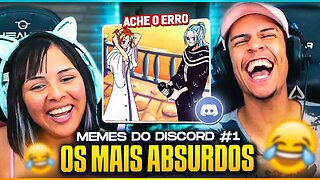 Memes absurdos do Discord! - PARTE 1 | [Casal Jounin React] 🔥