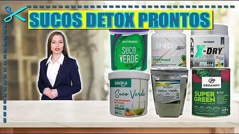 🏆 6 Melhores Sucos Detox Prontos em Pó