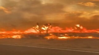 80,000 acres are burning across the New York Mountain Range of California’s Mojave National Preserve