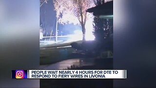 Livonia family claims DTE Energy took hours to cut power to downed lines near home