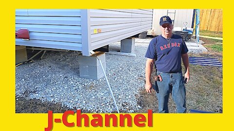 Mobile Home Skirting J Channel Installation