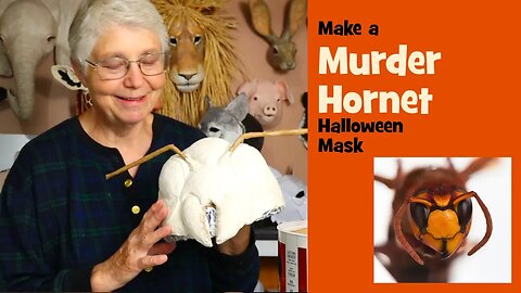 Make a Murder Hornet Halloween Mask
