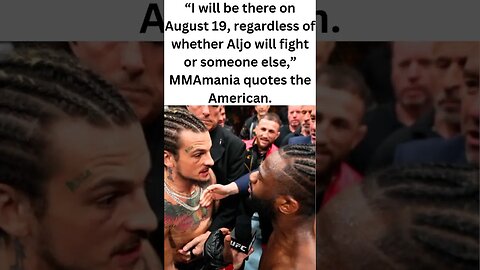 Sean O'Malley responds to the injury news involving Aljamain Sterling. #short