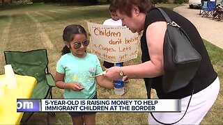 5-year-old's lemonade stand raises funds for immigrant children
