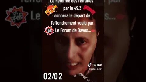 Réforme des Retraites 49-3 : Analyse Vidéo du 2 Février 2023 Annonçant ce qui se Passe AUJOURD'HUI..