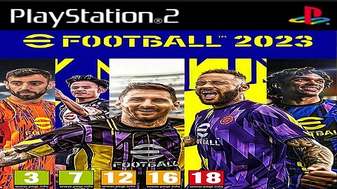 PES 2023 PS2 100% ATUALIZADO LANÇAMENTO PLAYSTATION 2