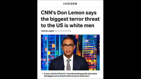 liberal democrat cult Don Lemon Marries White Man After Claiming White Men Biggest Threat To America