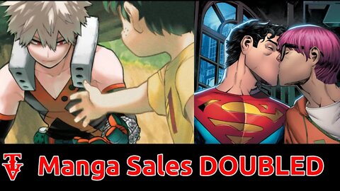 Manga Sales Doubled In 2021 While Super Man Explores Men #manga