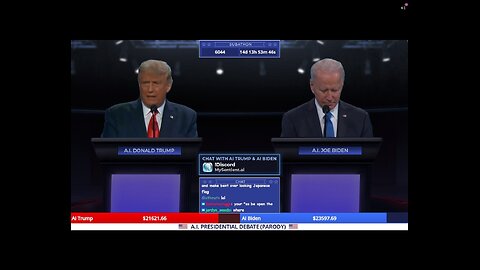 AI TRUMP vs AI BIDEN Presidential Debate - Parody - Funny as hell
