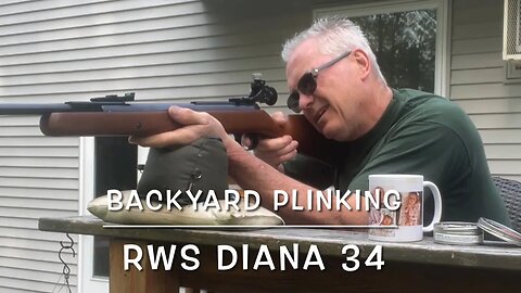 Backyard plinking RWS Diana 34 T06 classic. Testing several pellets Crosman premier Hollow points