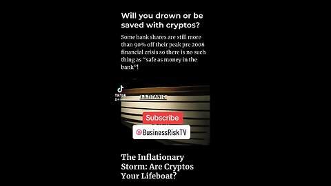you drown or be saved with cryptos?