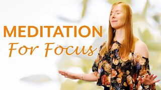 Meditation for Building Focus, Center Thoughts | Re-Align w/ Katrina Repman