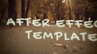 After Effects Template - a Walk in the Park