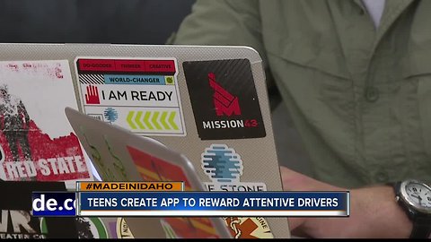 Teens develop app to eliminate distracted driving through point system