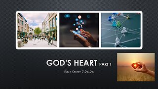 God's Heart Is For His Followers to Impact the World for Jesus. part 1