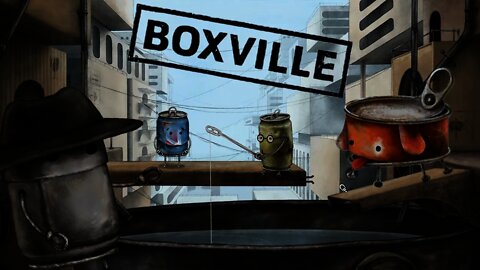 Boxville - Puzzle Game with Tin Cans & Machinarium Vibes