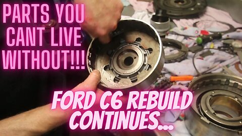 Rebuilding a C6 Ford Automatic Transmission, part 5, assembly continued...