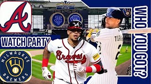 Atlanta Braves vs Milwaukee Brewers | Live Play by Play & Reaction Stream 3D Sim | MLB 2024 Gm 107