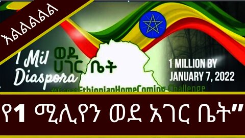 Ethiopia: ሰበር| የ1 ሚሊየን ወደ አገር ቤት”|በአዲስ አበባ ከተማ የተያዘው ጉድ | Zehabesha | top mereja