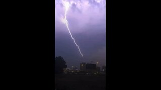 WATCH: The world's tallest edifice, the Burj Khalifa, was struck by lightning