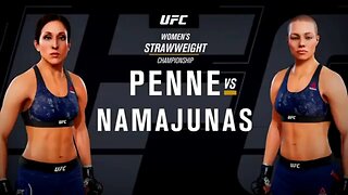 EA Sports UFC 3 Gameplay Rose Namajunas vs Jessica Penne