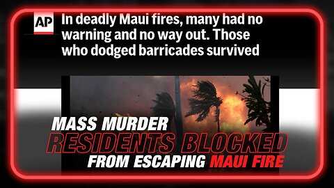Maui Massacre #4 Worse Than Pearl Harbor
