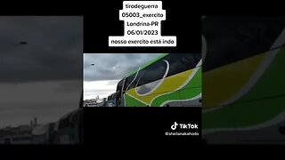 Ônibus indo a Brasilia nas Manifestações pelo Brasil