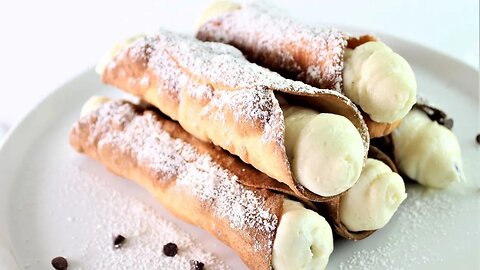 Gluten Free Air Fried Cannoli (with instructions for deep frying)