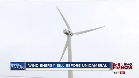 Wind energy bill discussed in the legislature