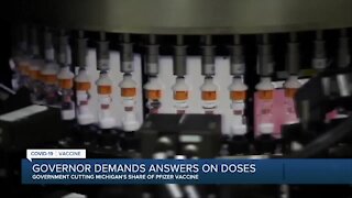 Whitmer criticizes Trump admin over vaccine shipments