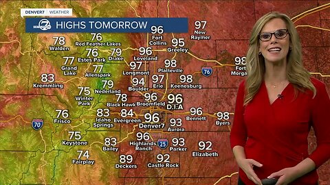 A hot, dry Friday for the Denver metro and eastern plains