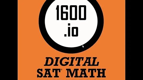 Straight line Equation y=mx+c, Skill Drill 2.1-4 from 1600.io Digital SAT Math- Orange Book