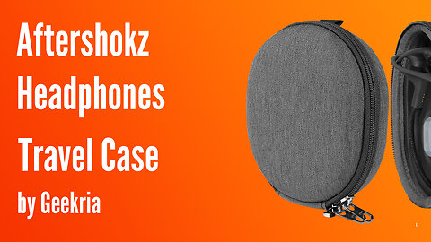Aftershokz On-Ear Headphones Travel Case, Hard Shell Headset Carrying Case | Geekria