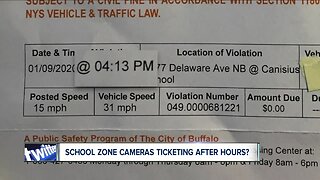 School zone cameras ticketing after hours?