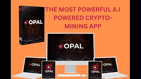 Opal App Review | Worlds First A.I Powered Crypto Mining App - Demo