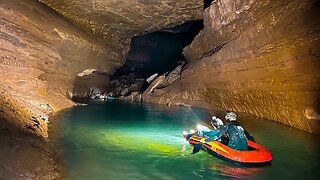 Underground River in Massive Cave!