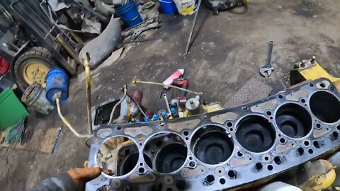 Iveco 8065 engine disassembly pt1