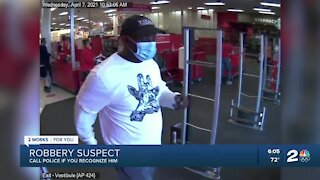 Tulsa police search for person of interest in robbery