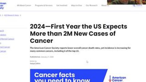 Liberal Values, Wokiesm Cause Record Cancer in USA!!!(and Clot shot)